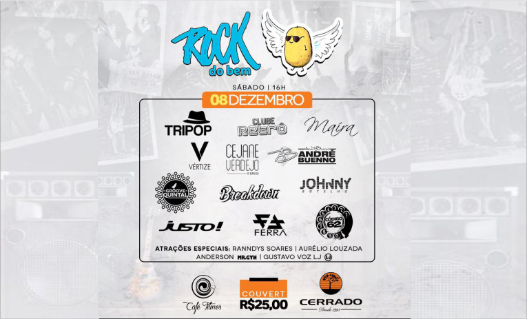 Rock do Bem na Cervejaria Cerrado