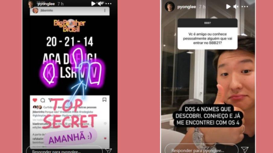 BBB 21: Pyong Lee conta que sabe spoilers e quatro participantes