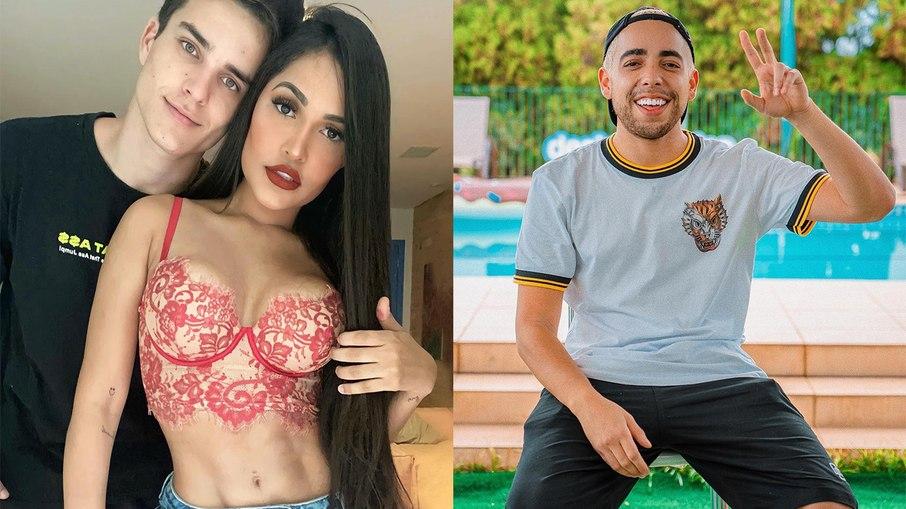 Flay desmente que Lucas Selfie deu em cima do namorado dela