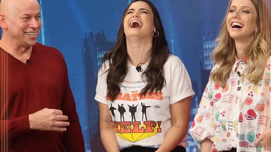 Leandro Karnal vira meme com dança desanimada ao lado de Mari Palma e Prioli