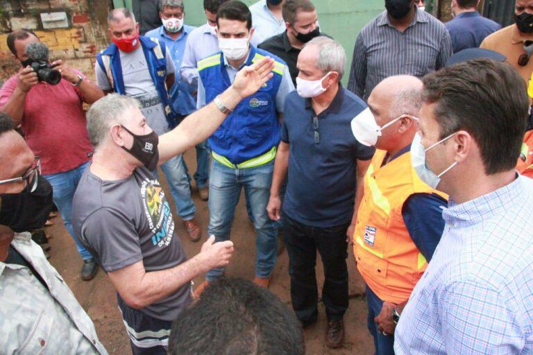 Liderada pelo prefeito em exercício, força-tarefa vistoria áreas afetadas pelas chuvas