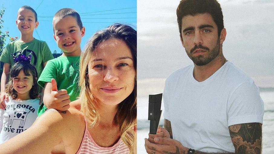 Luana Piovani reclama que Pedro Scooby deu um celular para cada filho