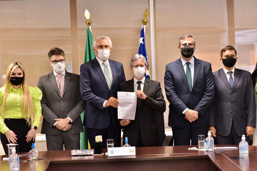 “Onde tiver Estado de Goiás vai existir a mão forte do governo para combater a criminalidade”,diz Caiado