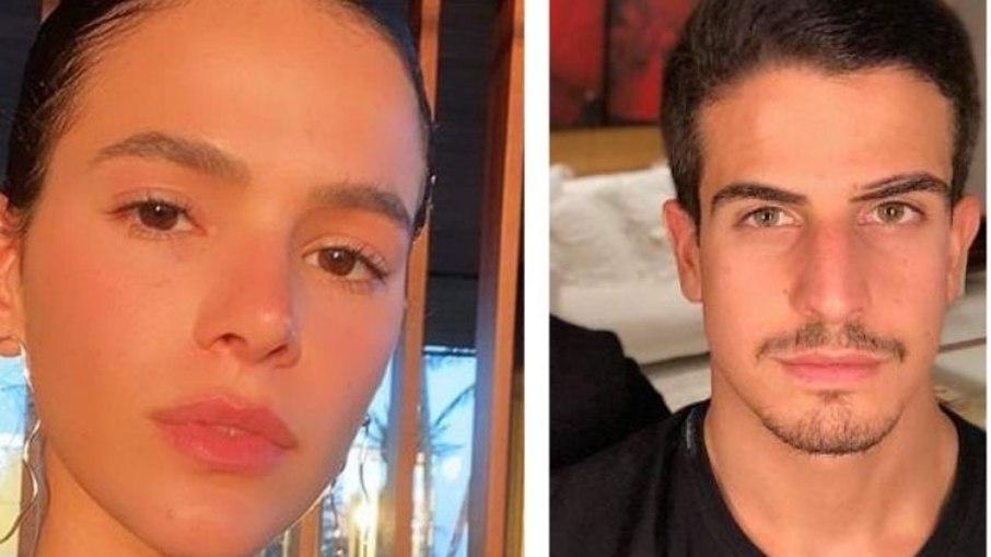 Bruna Marquezine e Enzo Celulari passeam de mãos dadas no Rio de Janeiro