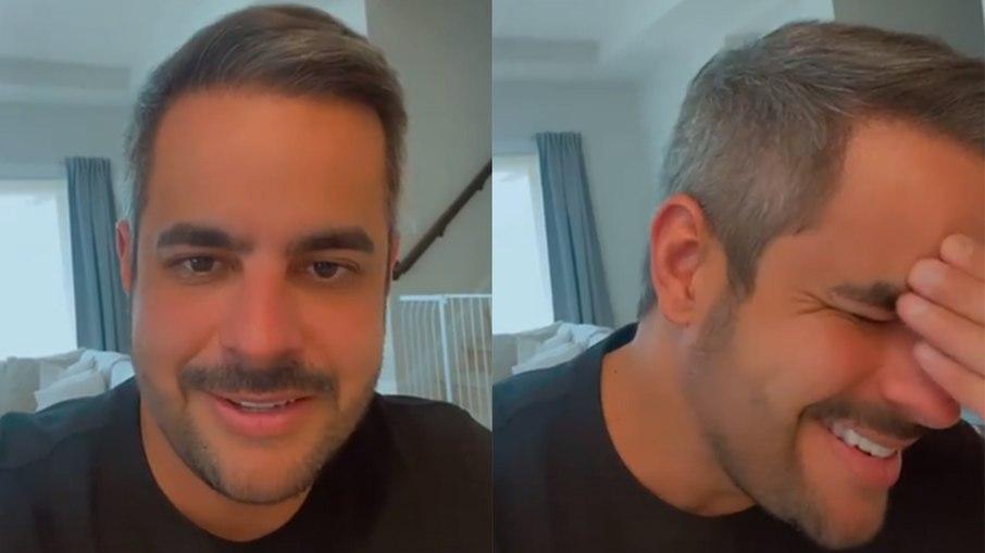 Kaká Diniz fala sobre o nascimento da filha pela primeira vez: 