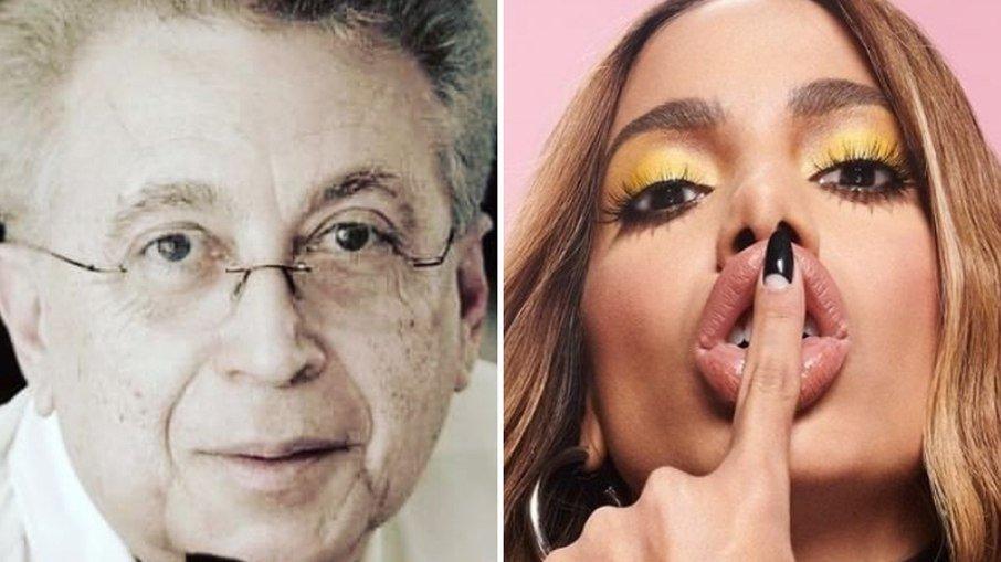 Aguinaldo Silva fala de tatuagem íntima de Anitta, mas sem citar o nome dela