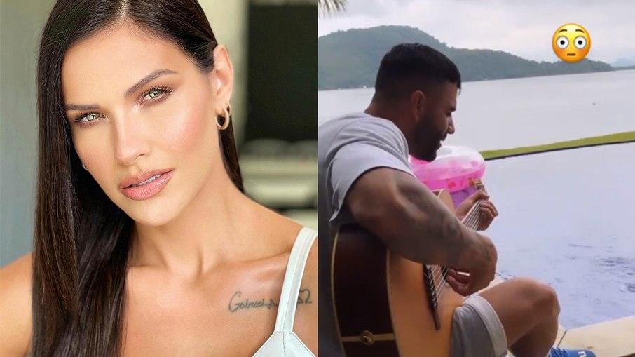 Andressa Suita e Gusttavo Lima curtem viagem por Angra dos Reis