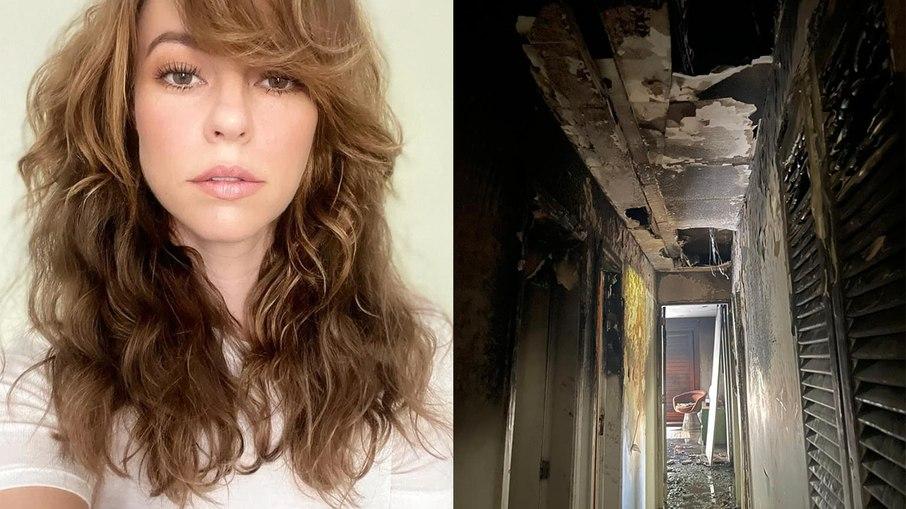 Casa de Paolla Oliveira é atingida por incêndio: 