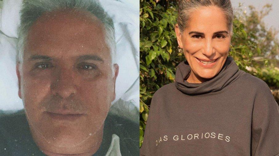 Glória Pires celebra alta do marido da UTI: 