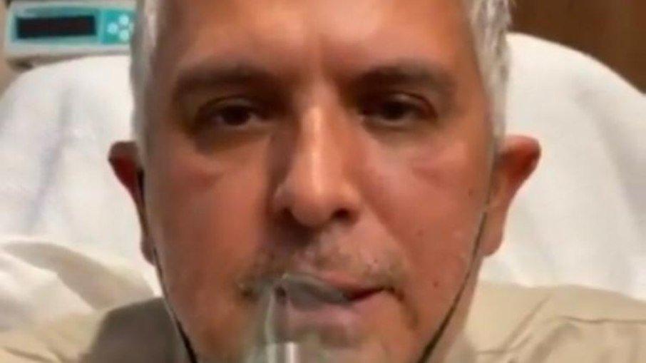 Internado, Orlando Morais posta vídeo ofegante por causa da Covid-19