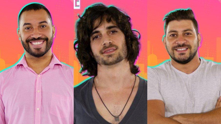 'BBB 21': Fiuk, Gilberto e Caio se enfrentam no paredão da semana