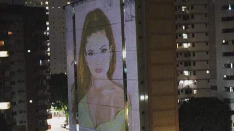 'BBB 21': Foto de Juliette Freire é projetada em prédio em Belém do Pará