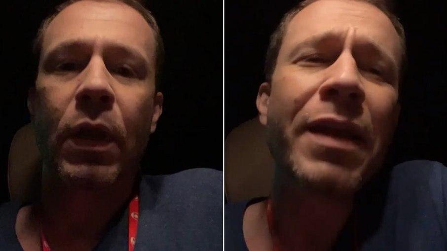 Tiago Leifert perde a paciência ao ser acusado de privilegiar brother: 