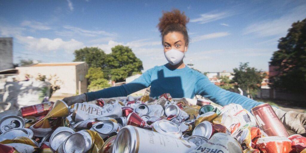 Uma montanha de recicláveis para chegar ao topo do Everest