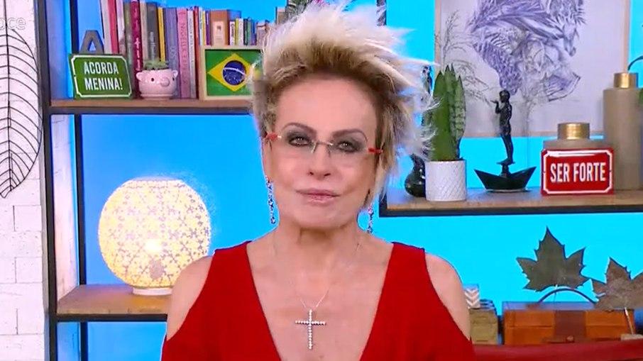 Ana Maria segura o choro ao falar de Paulo Gustavo: 