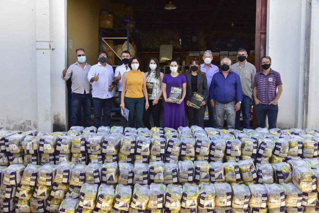 Aparecida de Goiânia: Assistência Social recebe 500 cestas básicas doadas pelo setor produtivo