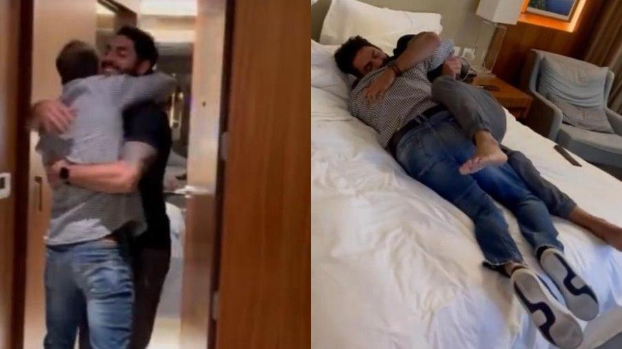 'BBB 21': Caio e Rodolffo se reencontram pela primeira vez: 