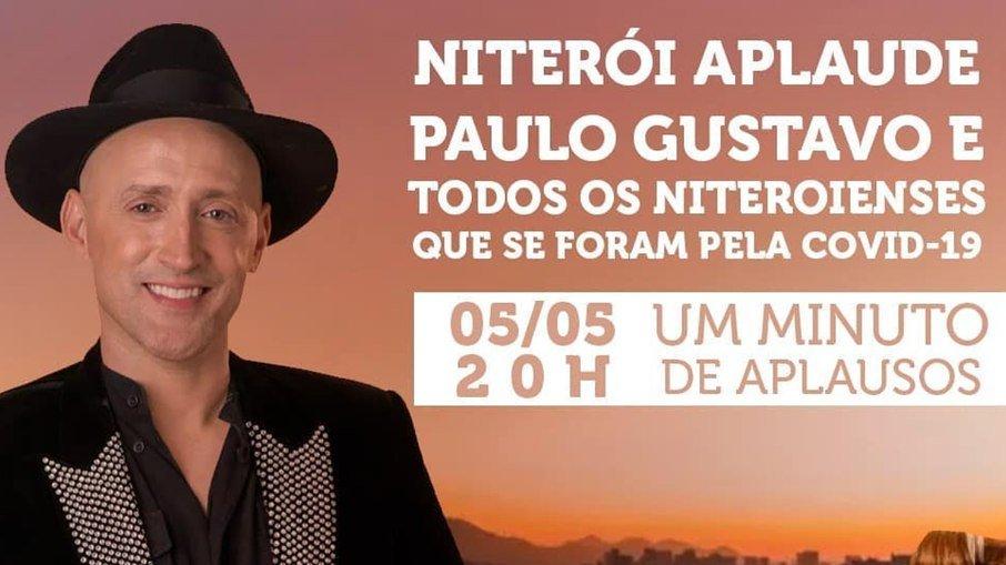 Paulo Gustavo ganha homenagem em Niterói e pode virar nome de rua