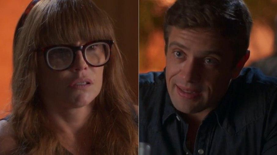 Renzo faz jantar romântico para Alexia, em 