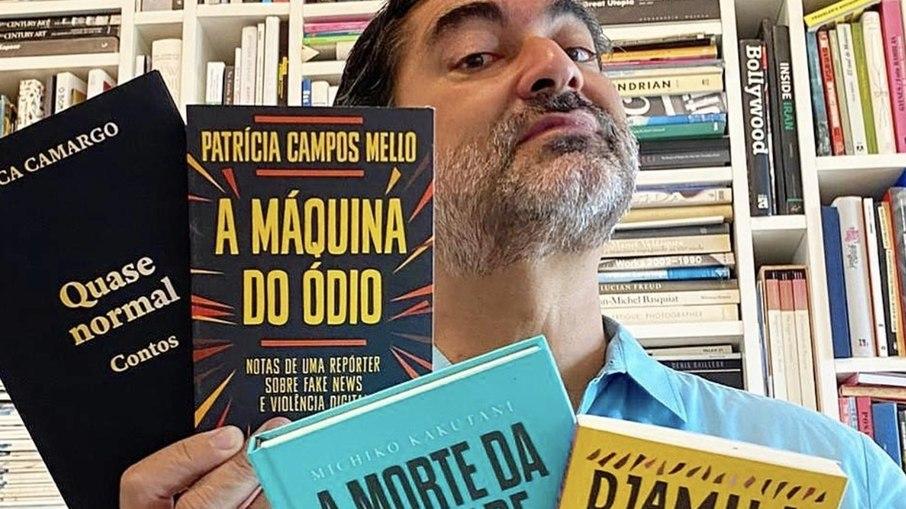 Zeca Camargo lança campanha contra o retorno da tributação sobre livros