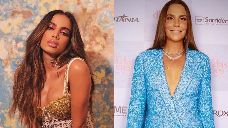 Anitta culpa Bolsonaro por 500 mil mortes e fãs veem indireta para Ivete Sangalo