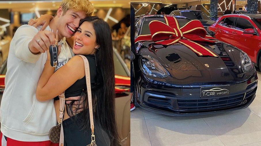 Atriz de Chiquititas Cinthia Cruz ganha carro de R$ 600 mil no Dia dos Namorados