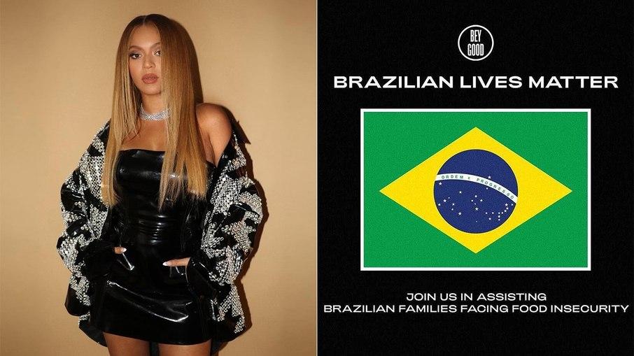 Beyoncé apoia campanha para o combate à fome no Brasil