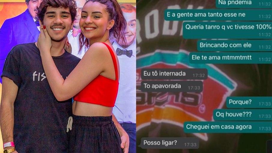 Ex de Mabel Calzolari mostra última conversa com a atriz: 