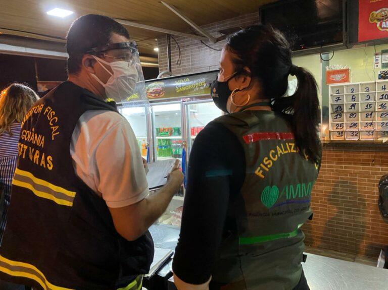 Goiânia: Prefeitura fiscaliza bares e restaurantes no fim de semana