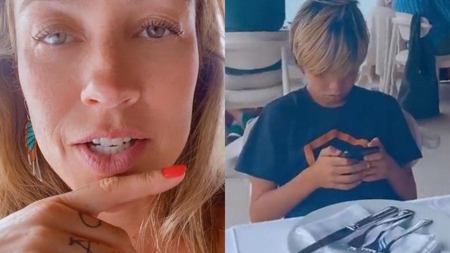Luana Piovani 'agradece' presente de Pedro Scooby para o filho