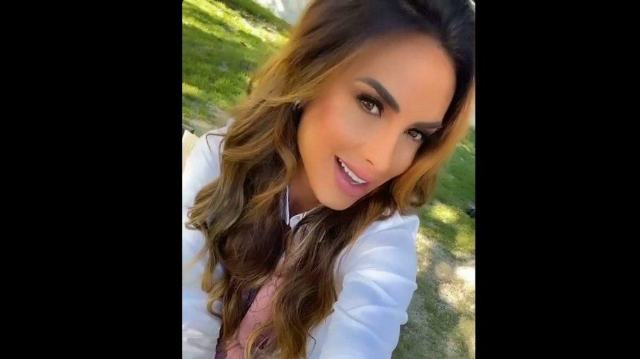 Nicole Bahls aparece na Globo e deixa fãs enlouquecidos