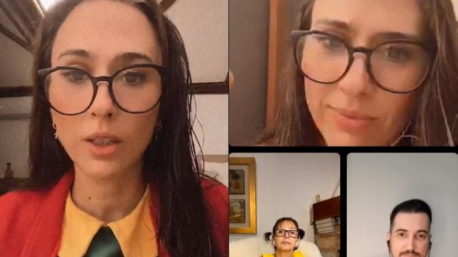 Tata Werneck se emociona em live com atriz de 'Chaves': 'Minha inspiração!'