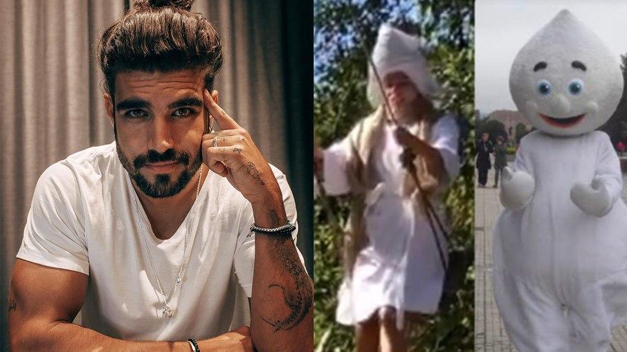 Caio Castro compara Grazi Massafera ao Zé Gotinha e brinca: 