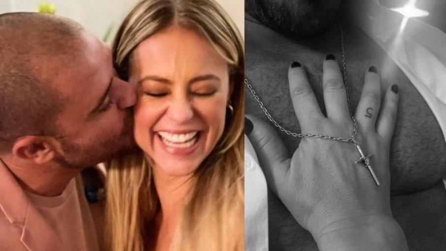 Diogo Nogueira publica foto sensual com Paolla Oliveira e se declara