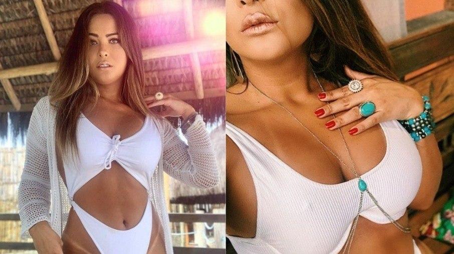 Geisy Arruda posa de biquíni e fãs reagem: 