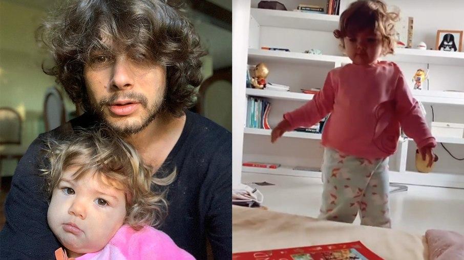 Rafa Vitti mostra vídeo de Clara Maria sem paciência e encanta os internautas