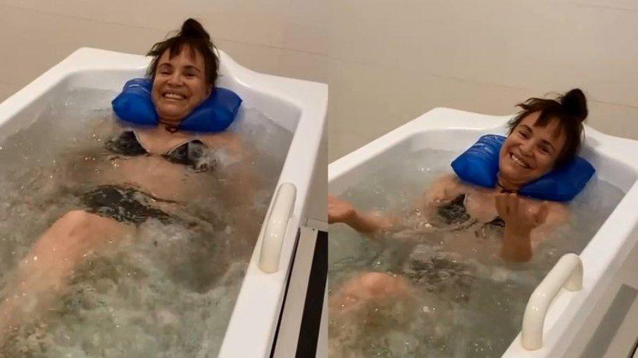 Regina Duarte curte neve em spa enquanto Cinemateca pega fogo
