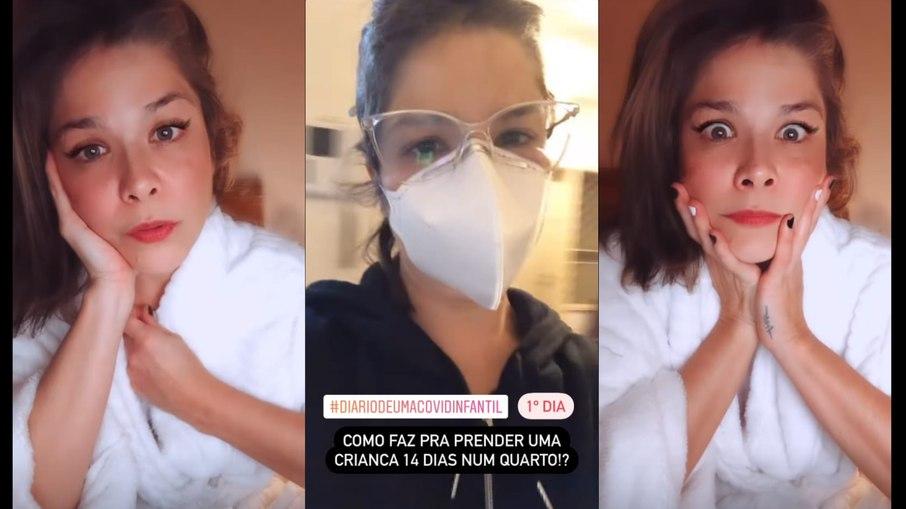 Samara Felippo desabafa sobre filha com Covid-19: 