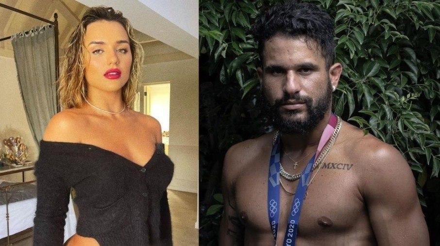 Solteiros, Rafa Kalimann e campeão olímpico se seguem nas redes sociais
