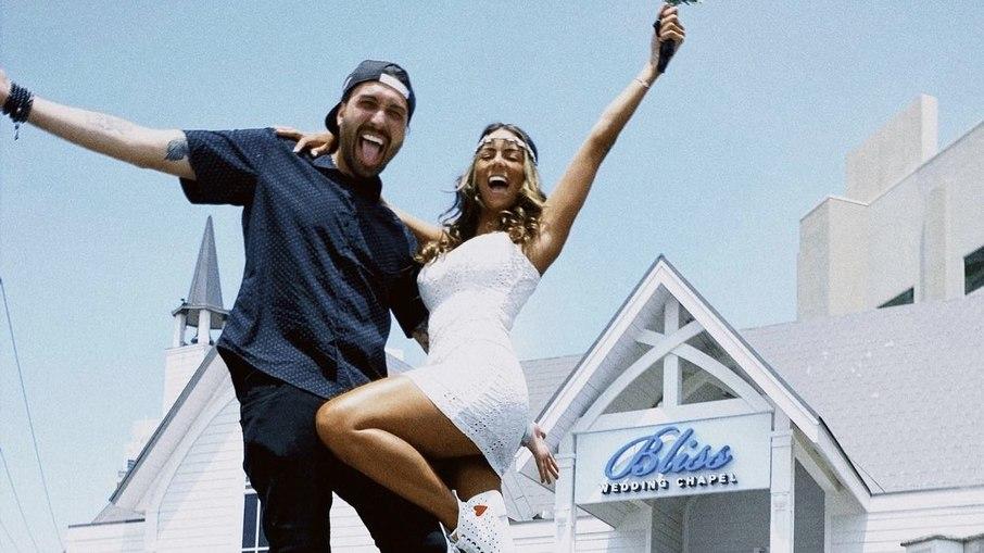 Tainá Grando aproveita viagem a Vegas para se casar com produtor musical; saiba!