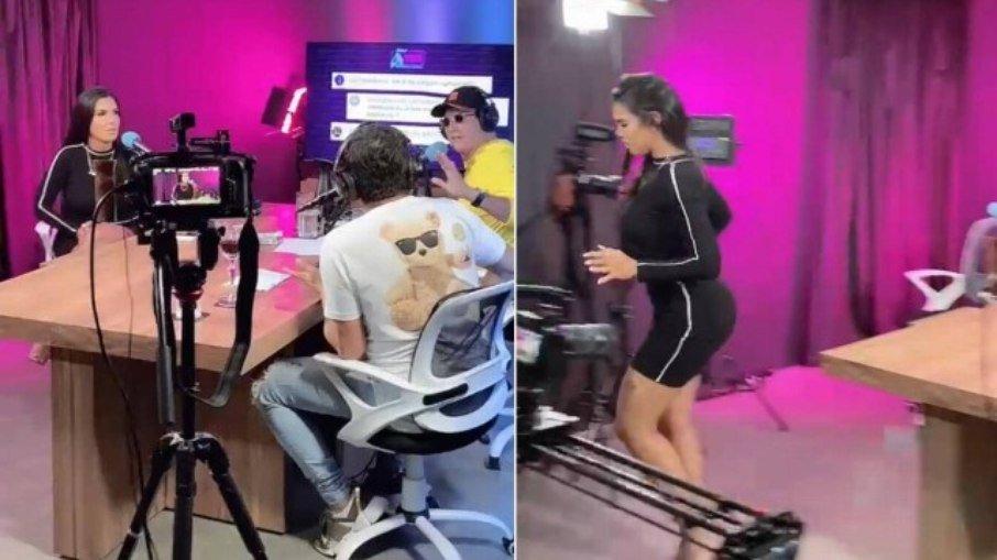 Taty Sindel se irrita com Sérgio Mallandro e abandona entrevista