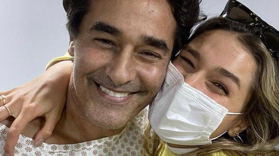 Xuxa comemora melhora de Luciano Szafir: 'Orações de vocês'