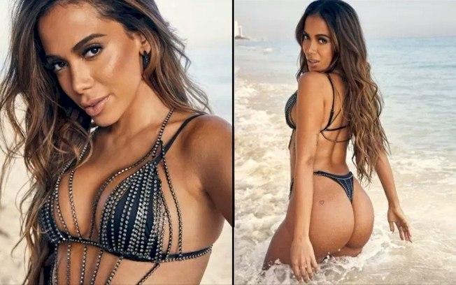Anitta posa de biquini em novo ensaio para revista esportiva