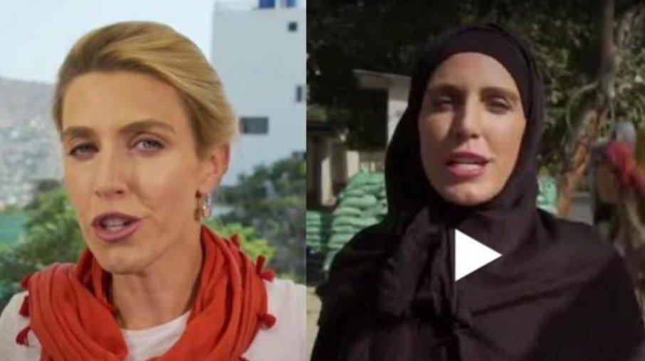 Aparência de jornalista muda após retomada do Talibã no Afeganistão