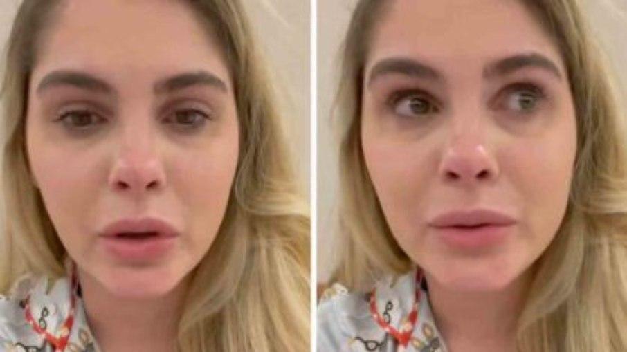 Bárbara Evans chora ao falar sobre inseminação