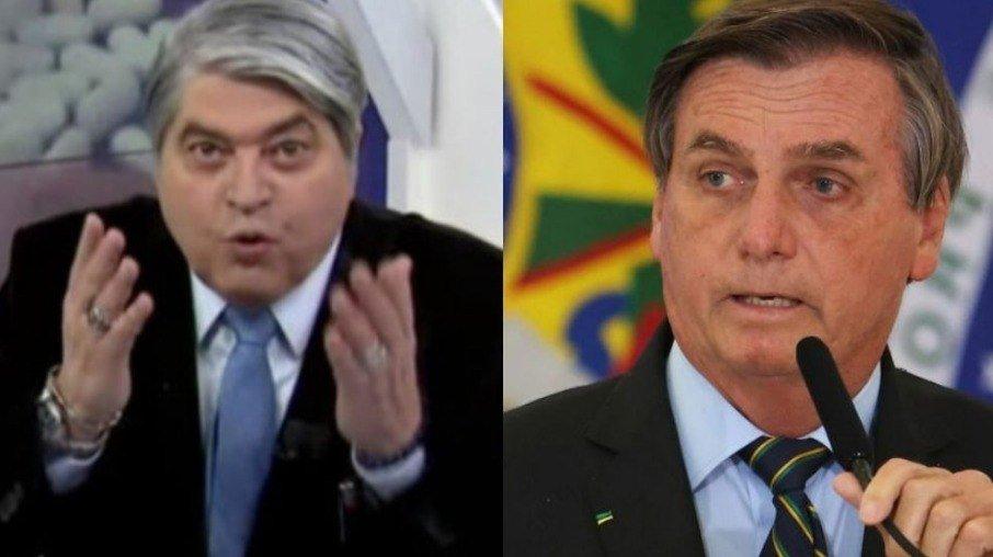 Datena detona Bolsonaro ao vivo por conta do voto impresso; assista