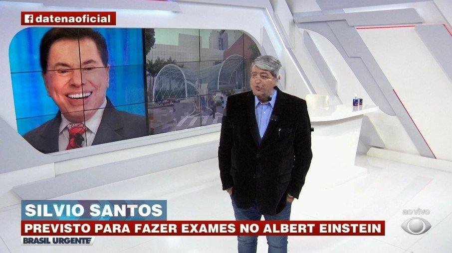 Datena diz que Silvio Santos está com Covid-19; assessoria nega
