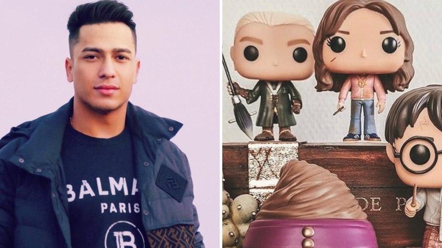 Digital influencer Felipe Pimentel se rende aos encantos do Funko Pop! na Europa