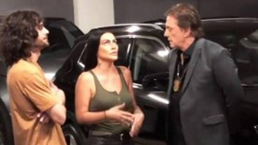 Fiuk abre os bastidores de filme ao lado de Cleo Pires e Fábio Jr