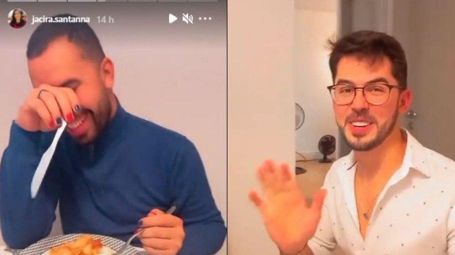 Gil do Vigor leva affair para jantar com a família